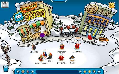 Resultado de imagen para pizza parlor opening 2006 club penguin